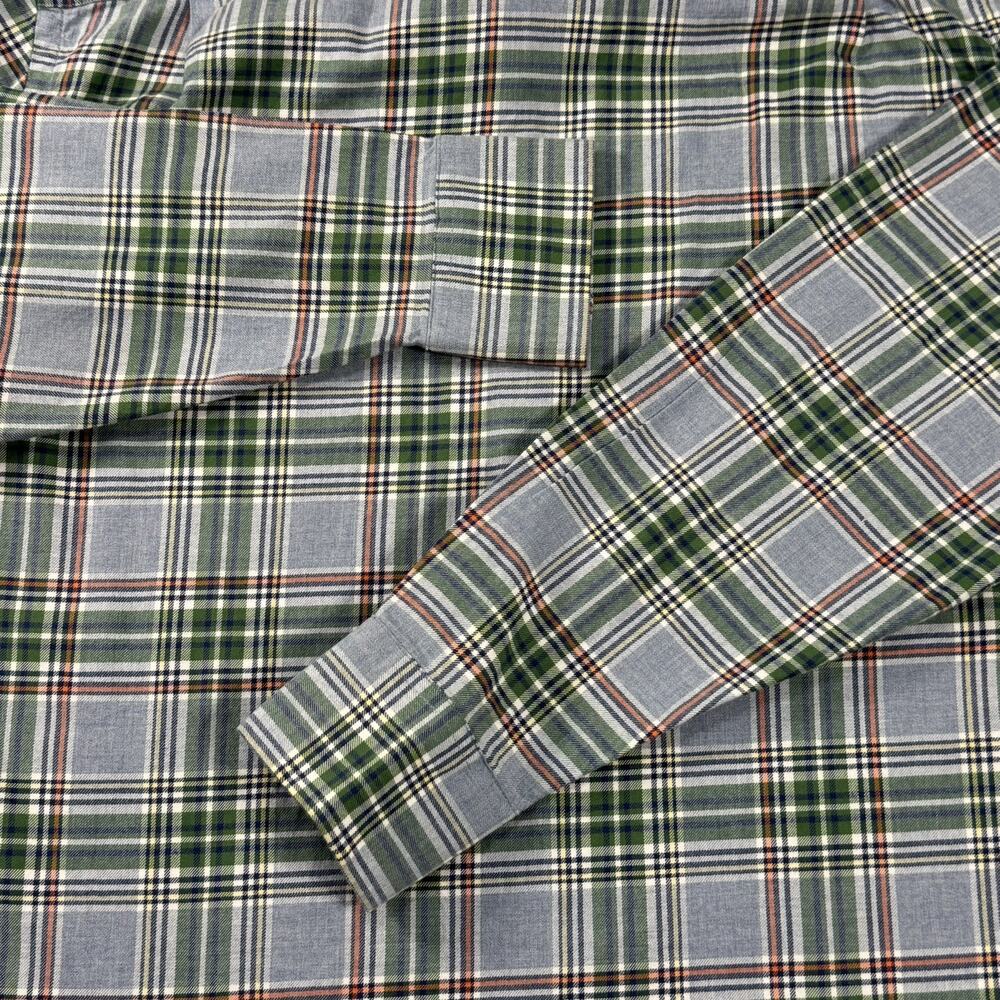Southern Tide Men’s Classic Fit Button Down Shirt Medium Green Plaid Cotton - Picture 4 of 15